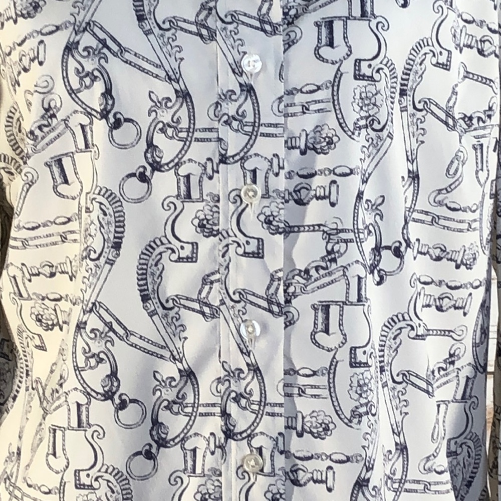 Tory Burch Angelique 100% Silk Blouse (W14456) - Picture 3 of 7